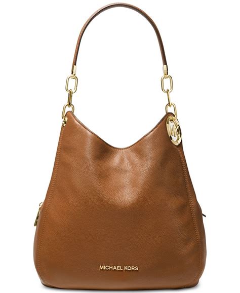 michael kors lillie chain leather hobo|MICHAEL Michael Kors Lillie Chain Leather Hobo .